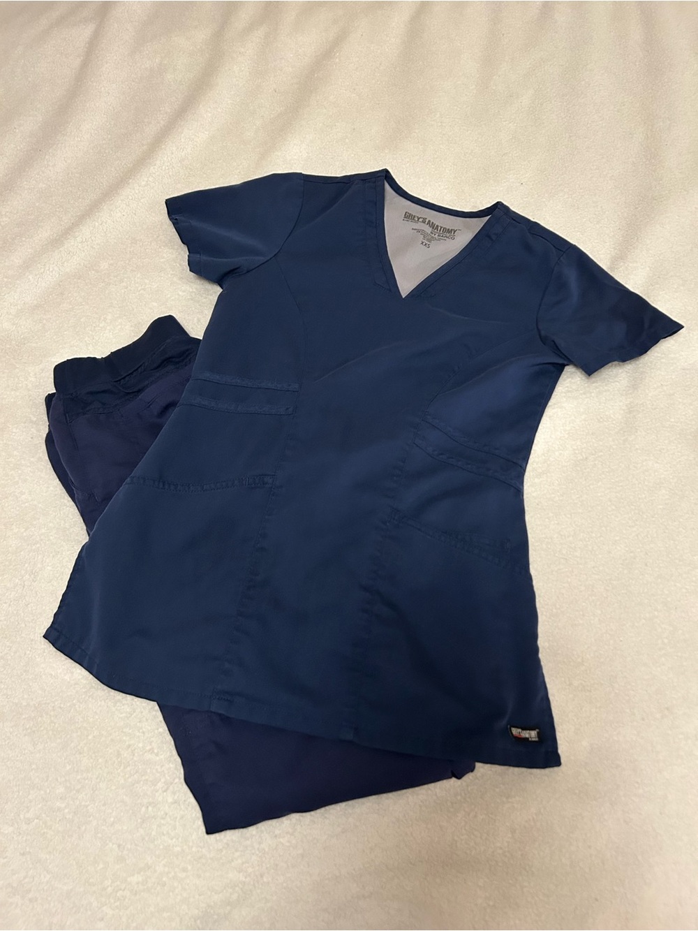 Grey’s Anatomy XXS scrubs set navy blue